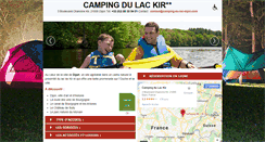 Desktop Screenshot of camping-du-lac-dijon.com